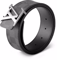 Lookbook 可訂製刻字路易威登Damier灰黑雙面皮革腰帶4cm M0213