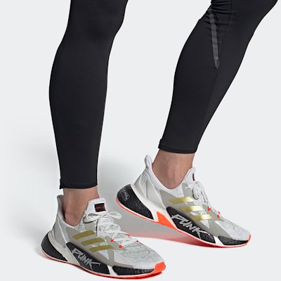 Cyberpunk 2077 x adidas X9000L4 'Crystal White Gold' FY3143 Sizing Cyberpunk 2077 x adidas X9000L4 'Crystal White Gold' FY3143