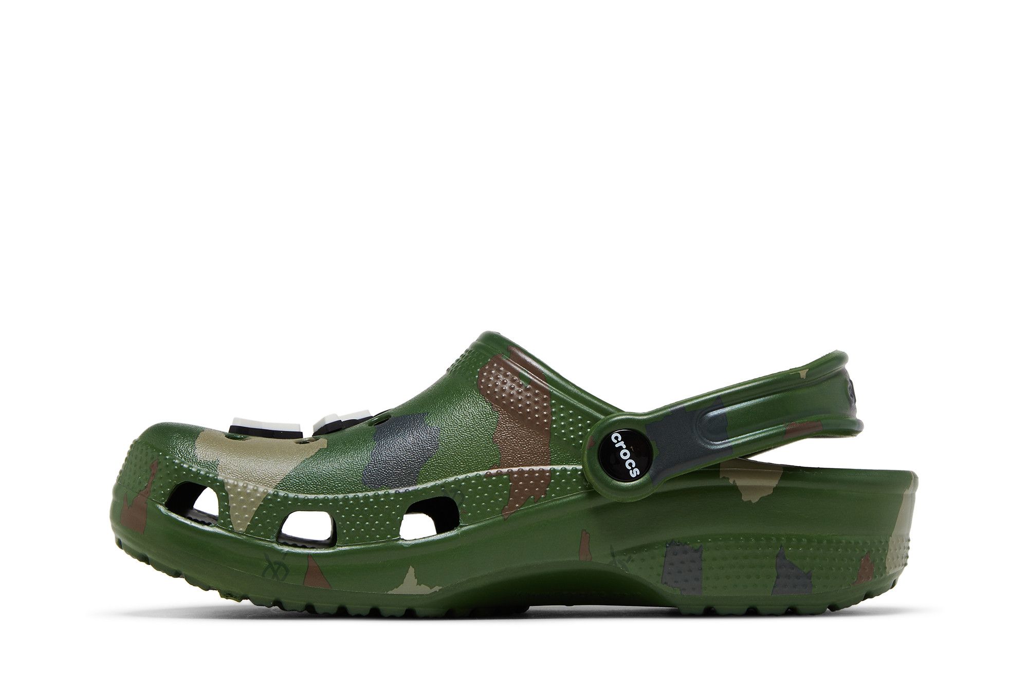 Lookbook Daily Paper x Crocs 經典洞洞鞋「綠色迷彩」207250-315