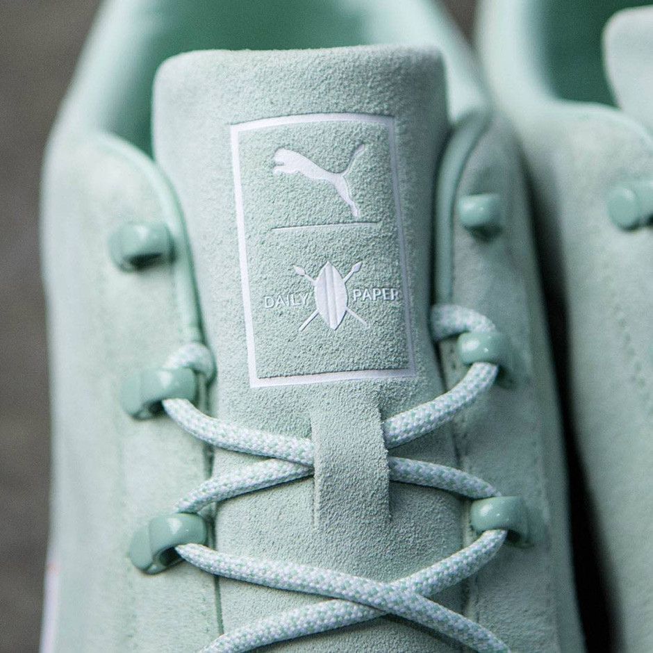 Lookbook Daily Paper x Puma Court Platform ''Groen'' 363463-01