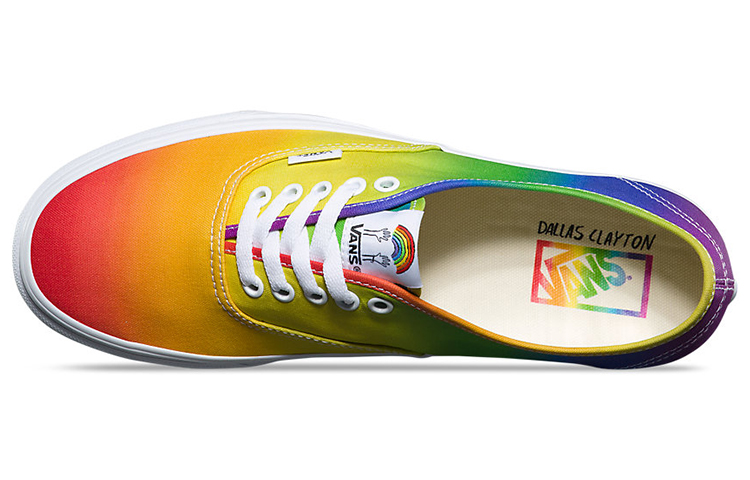Lookbook Dallas Clayton x Vans Authentic '彩虹' VN0A38EMMOU