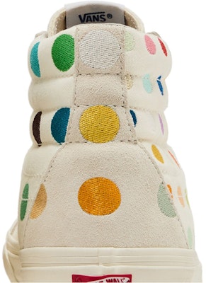 Kolaborasi Damien Hirst x Vans Sk8-Hi Reissue VLT LX 'Polka Dots' VN0A3MV7TFA Sizing Kolaborasi Damien Hirst x Vans Sk8-Hi Reissue VLT LX 'Polka Dots' VN0A3MV7TFA