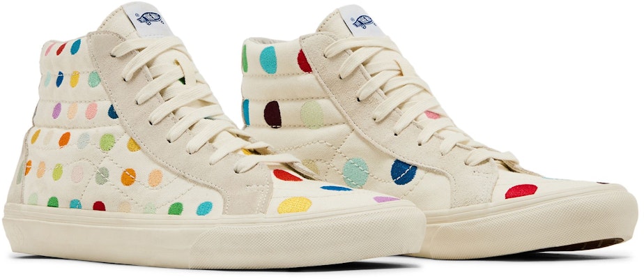 Kolaborasi Damien Hirst x Vans Sk8-Hi Reissue VLT LX 'Polka Dots' VN0A3MV7TFA Cheap Kolaborasi Damien Hirst x Vans Sk8-Hi Reissue VLT LX 'Polka Dots' VN0A3MV7TFA