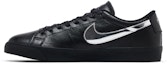 Lookbook Dancer Skateboards x Nike Zoom Blazer Low SB 'Hitam Perak Metalik' HJ6703-001