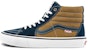 Dane Reynolds x Vans Skate Sk8-Hi 'Navy Golden Brown' - Biru Navy Coklat Keemasan VN0A5FCC9CV
