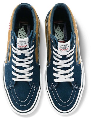 Dane Reynolds x Vans 滑板 Sk8-Hi '海軍藍金棕' VN0A5FCC9CV Shop Dane Reynolds x Vans 滑板 Sk8-Hi '海軍藍金棕' VN0A5FCC9CV