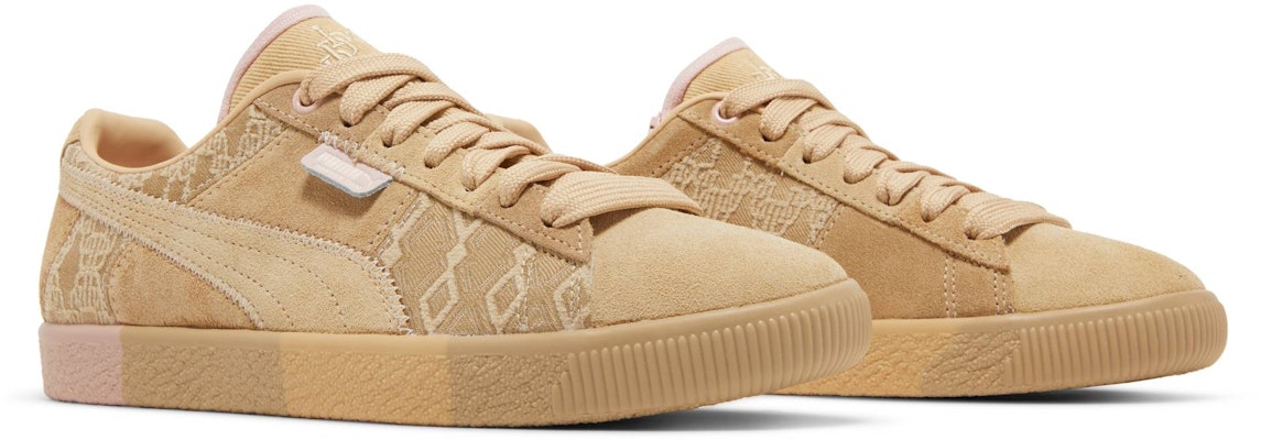 (Women) Dapper Dan x Puma Clyde Vintage 'Pre-Game Runway - Croissant' 392083-01 Cheap (Women) Dapper Dan x Puma Clyde Vintage 'Pre-Game Runway - Croissant' 392083-01