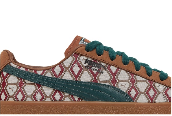 Dapper Dan x Puma Clyde Vintage 'Rudagon - Coklat' 388170-01 Order Dapper Dan x Puma Clyde Vintage 'Rudagon - Coklat' 388170-01