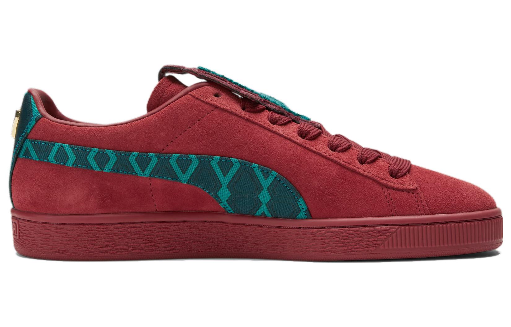 Order Dapper Dan x Puma Suede '提花印花 - 强烈红' 390988-01