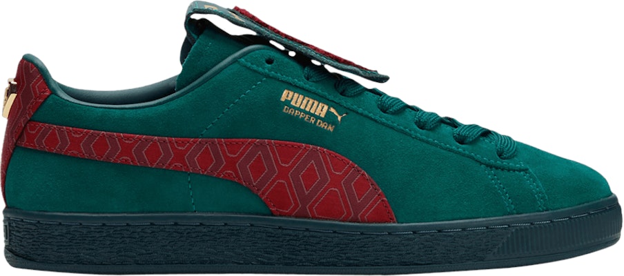 Dapper Dan x Puma Suede 'Jacquard Print - Varsity Green' 390988-02 Buy Dapper Dan x Puma Suede 'Jacquard Print - Varsity Green' 390988-02