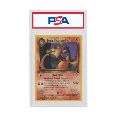 Dark Charizard 2000 Poké TCG Team Rocket 1st Edition 21/82