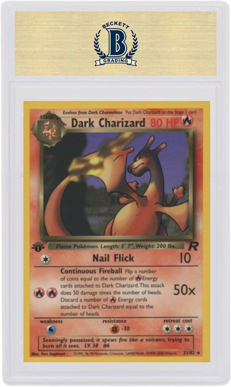 Order Dark Charizard 2000 Pokemon TCG Team Rocket Edisi Pertama 21/82