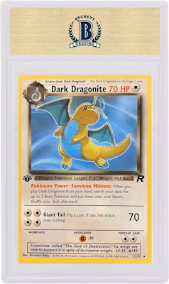 Dark Dragonite 2000 Pokemon TCG Rocket 1st Edition #22 Order Dark Dragonite 2000 Pokemon TCG Rocket 1st Edition #22
