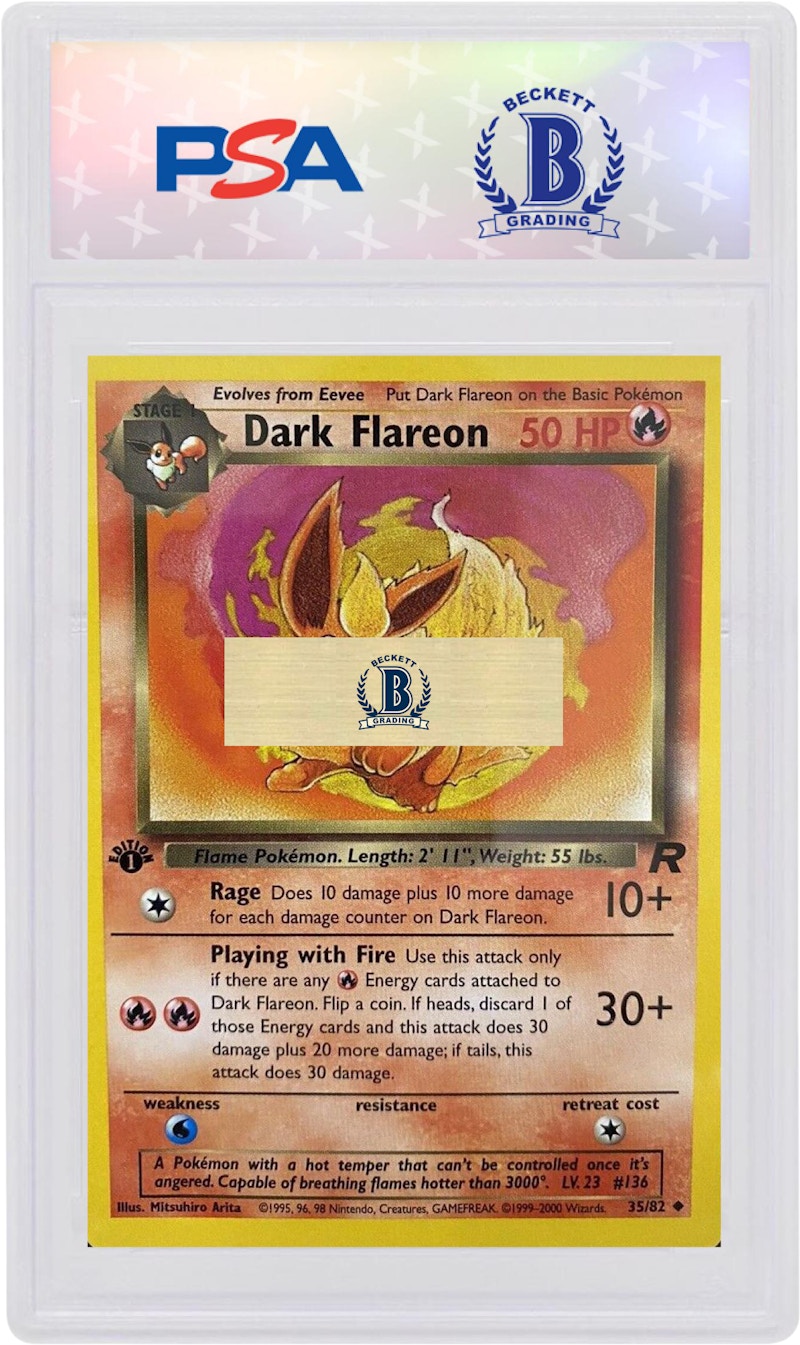 Order 黑暗火伊布2000 寶可夢卡牌遊戲 火箭隊 初版 #35