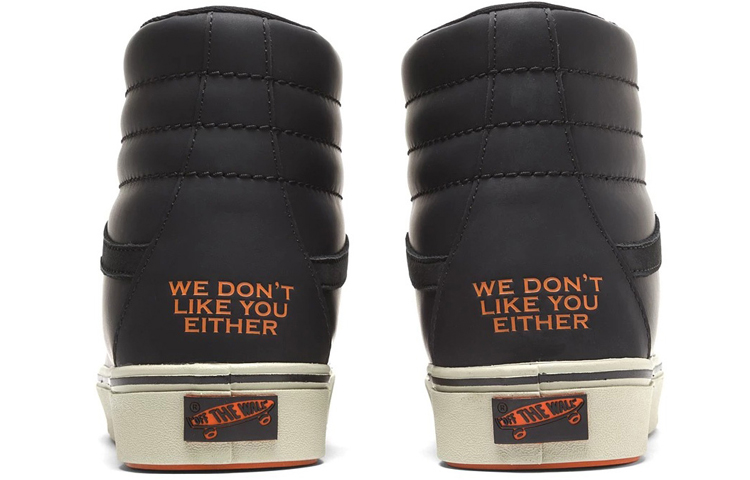 Shop 다크사이드 x 반스 스케이트하이 "너도 싫어" VN0A45KRSW3