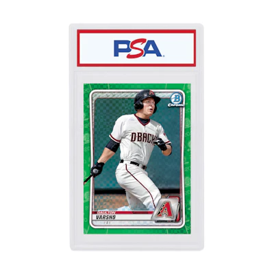 Daulton Varsho 2020 Bowman Chrome X Green X-Fractor /31 #BCP-181