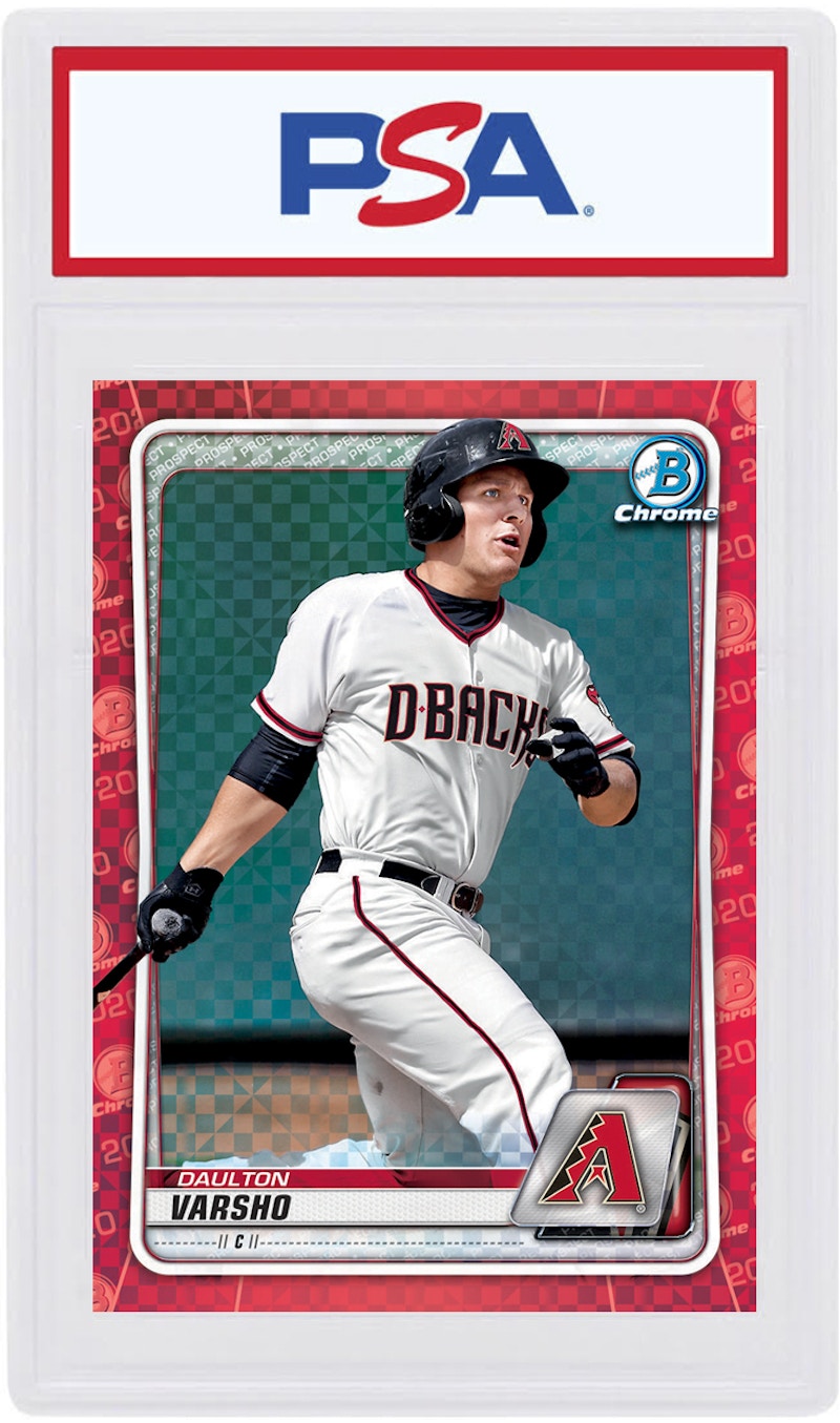 Buy Daulton Varsho 2020 Bowman Chrome X Red X-Fractor 1/1 #BCP-181 Kartu Langka