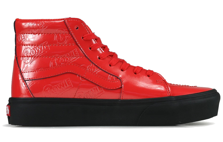 Order Vans UA SK8-Hi Platform 20 x David Bowie 'Merah Hitam' VN0A3TKNVSQ1