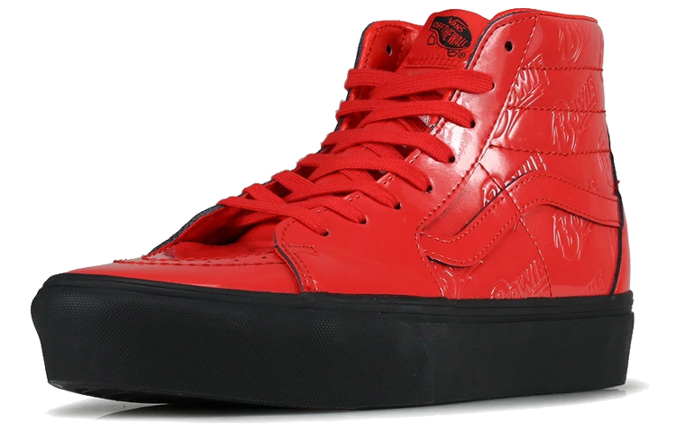 Lookbook Vans UA SK8-Hi Platform 20 x David Bowie 'Merah Hitam' VN0A3TKNVSQ1