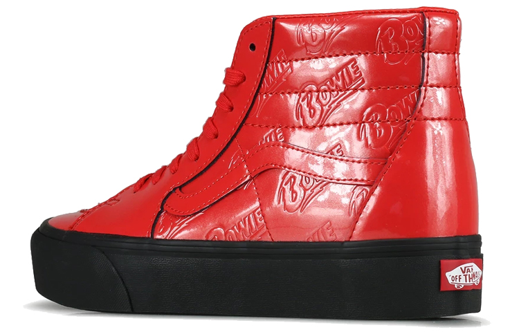 Shop Vans UA SK8-Hi Platform 20 x David Bowie 'Merah Hitam' VN0A3TKNVSQ1