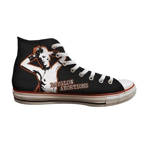 Dayglo Abortions Converse Chuck Taylor All Star Hi 'The Womb'