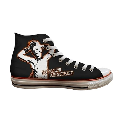 Dayglo Abortions Converse Chuck Taylor All Star Hi 'The Womb'