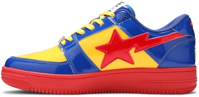 DC Comics x BAPE Bapesta Low M1 'Superman' Lelaki 1H23-191-907 Lookbook DC Comics x BAPE Bapesta Low M1 'Superman' Lelaki 1H23-191-907