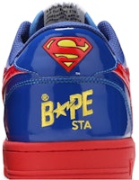 DC Comics x BAPE Bapesta Low M1 'Superman' Lelaki 1H23-191-907 Sizing DC Comics x BAPE Bapesta Low M1 'Superman' Lelaki 1H23-191-907
