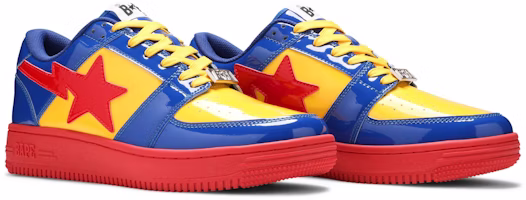 DC Comics x BAPE Bapesta Low M1 'Superman' Lelaki 1H23-191-907 Cheap DC Comics x BAPE Bapesta Low M1 'Superman' Lelaki 1H23-191-907