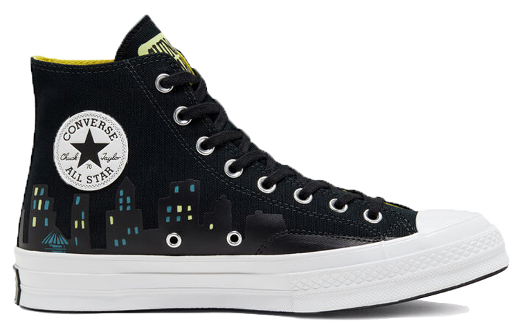 Order DC Comics x Chinatown Market x Converse Chuck 70 High 'Gotham City - Glow Dalam Gelap' 167511C
