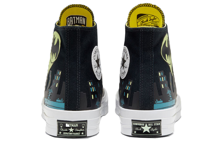Shop DC Comics x Chinatown Market x Converse Chuck 70 High 'Gotham City - Glow Dalam Gelap' 167511C