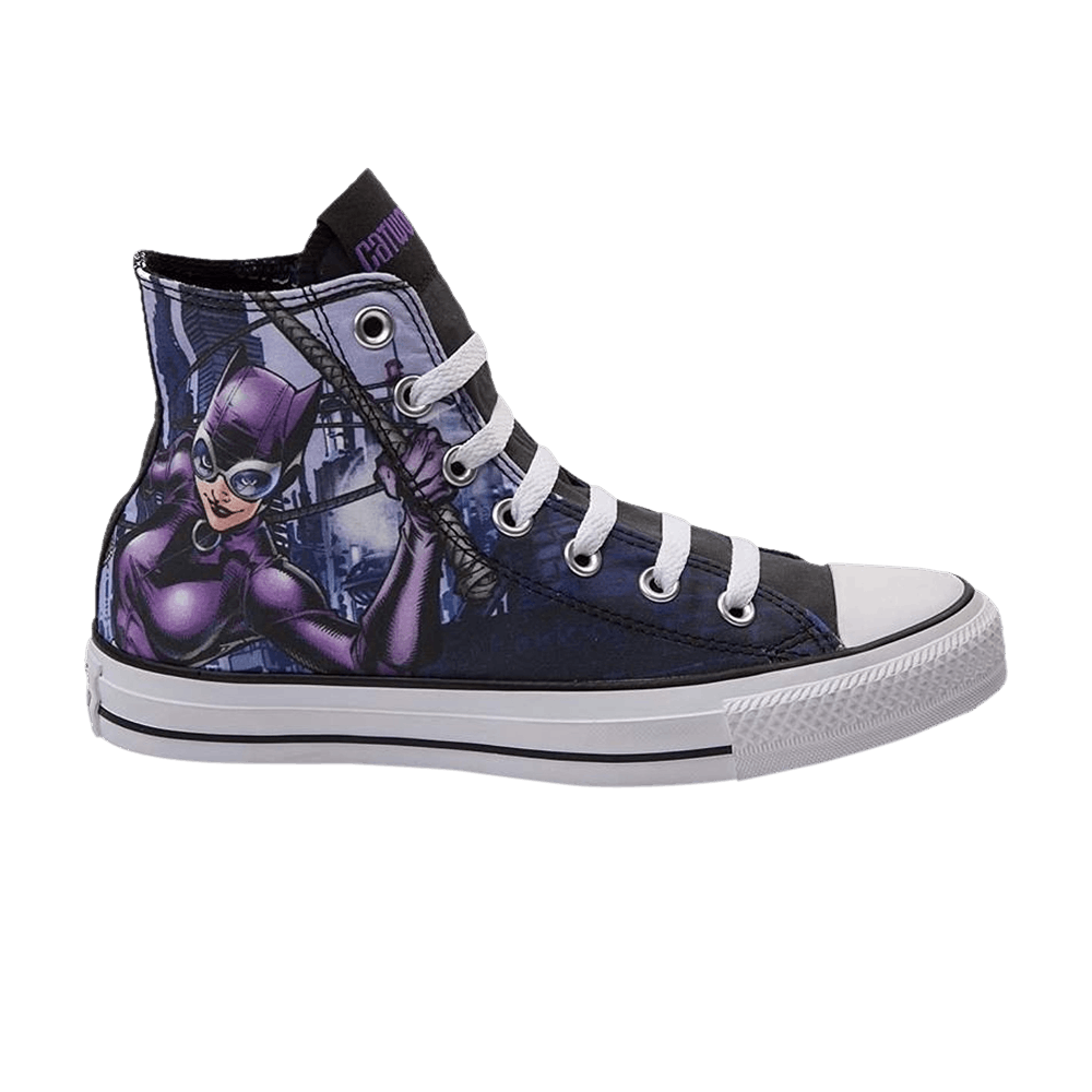 DC Comics x Converse Chuck Taylor All Star High 'Catwoman' 150865C