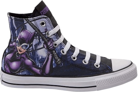 DC漫畫 x Converse Chuck Taylor All Star 高筒「貓女」限量版鞋款 150865C Buy DC漫畫 x Converse Chuck Taylor All Star 高筒「貓女」限量版鞋款 150865C