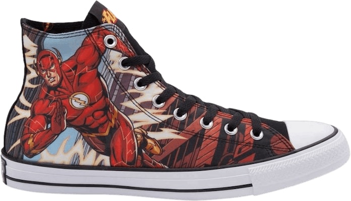 DC Comics x Converse Chuck Taylor All Star High 'Flash' Pria/Wanita 156165C Buy DC Comics x Converse Chuck Taylor All Star High 'Flash' Pria/Wanita 156165C
