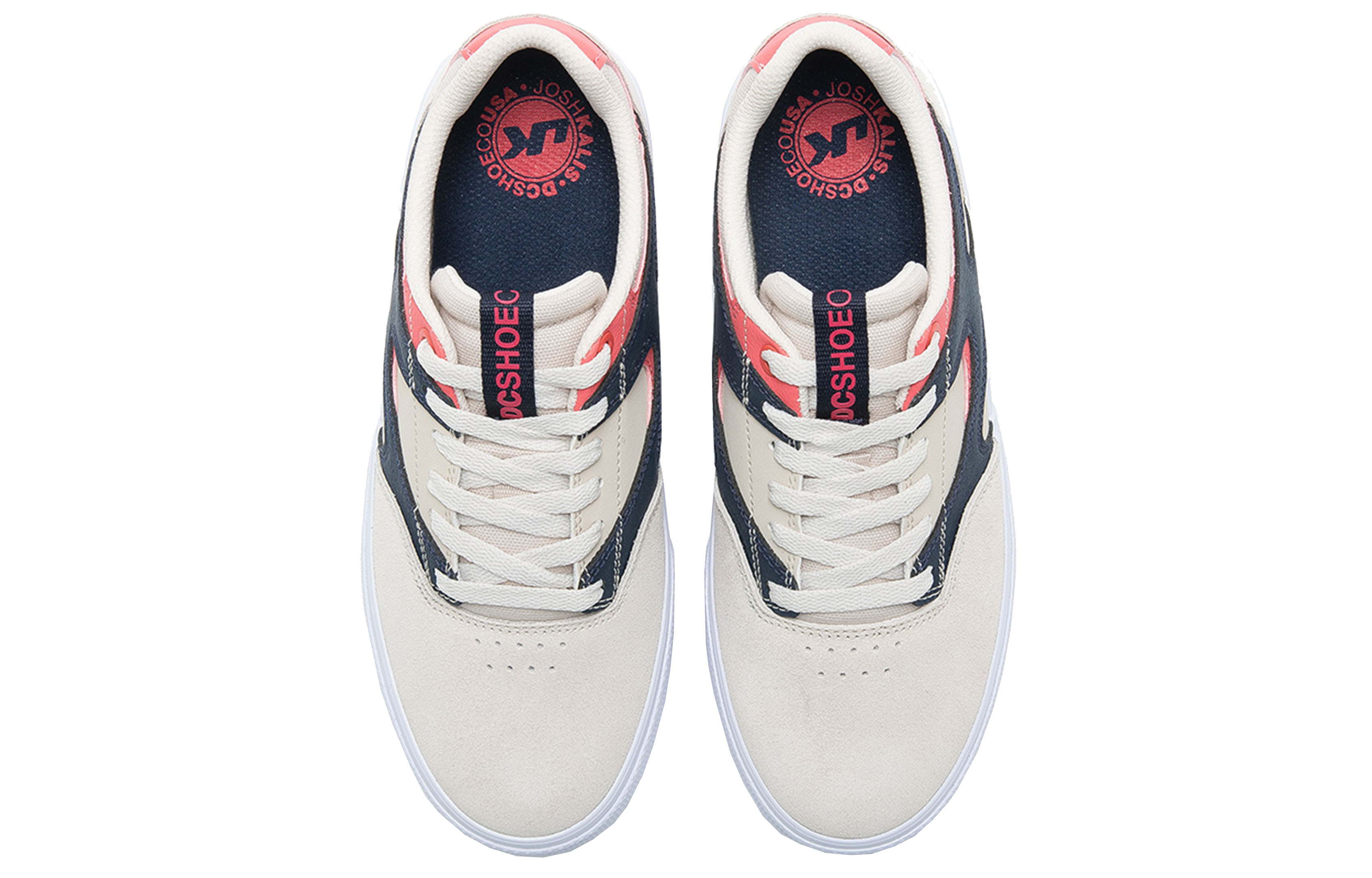 DC Shoes ADYS300569 Low Top 'White Navy Red' 圖 3