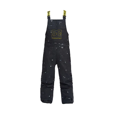 DC Shoes Black Waterproof Windproof Breathable Starry Printed Ski Pants Unisex ADYTP03032