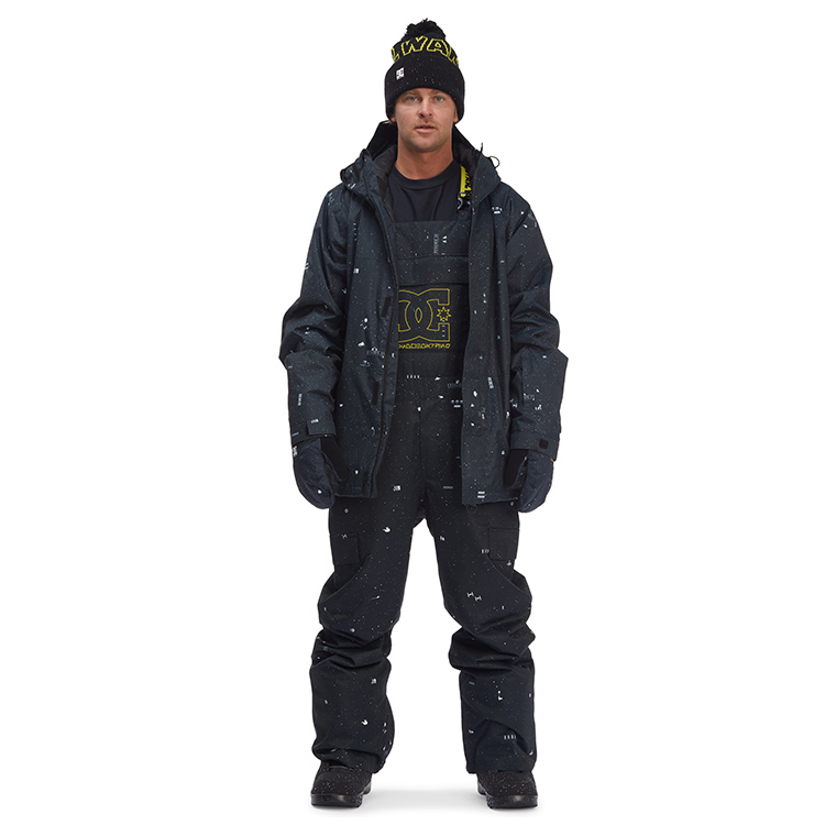 Shop Celana Ski Unisex DC Shoes Hitam Tahan Air & Angin Dengan Motif Bintang. ADYTP03032