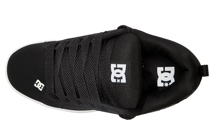 Shop DC 코트 그래픽 블랙 로우탑 300529-KRN