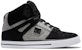 Kasut Tinggi Retro DC Shoes ‘Hitam Kelabu’ ADYS400043-KBA