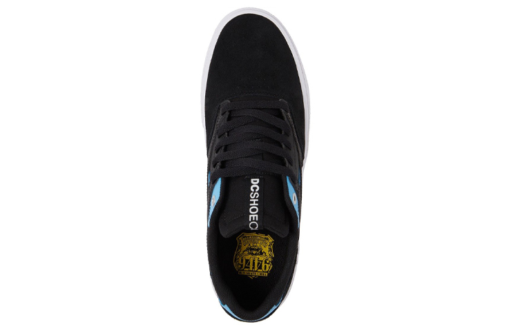 Shop DC Shoes Kalis Vulc 'Black Blue' ADYS300576-BKB