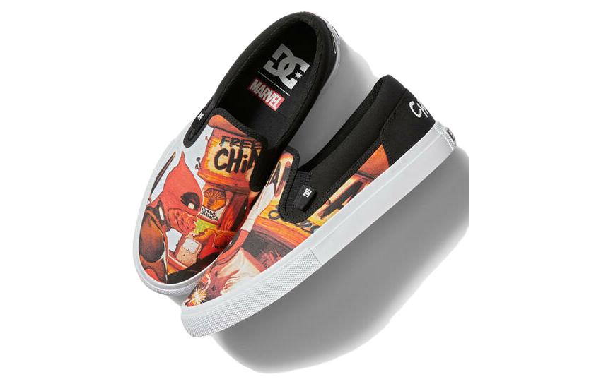 Shop DC Shoes Manual Slip 'Hitam Oranye' DM226107-BWP