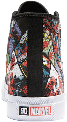 Sepatu Tinggi DC Shoes Marvel x Kanvas 'Deadpool Black Comic' ADYS300748-BK5 Shop Sepatu Tinggi DC Shoes Marvel x Kanvas 'Deadpool Black Comic' ADYS300748-BK5