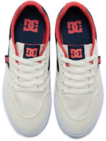 Lookbook DC Shoes Rowlan 'Zapatillas Bajas Blancas de Lona' ADYS300499-CRE
