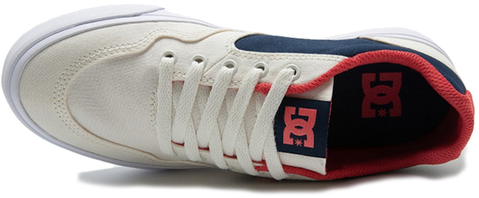 DC Sepatu Rowlan 'Putih Kanvas Low-Top' ADYS300499-CRE Shop DC Sepatu Rowlan 'Putih Kanvas Low-Top' ADYS300499-CRE