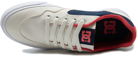 Shop DC Shoes Rowlan 'Zapatillas Bajas Blancas de Lona' ADYS300499-CRE