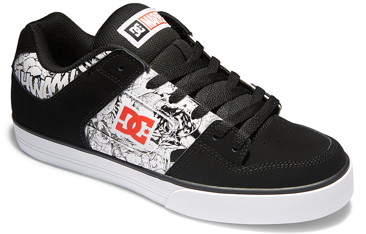 DC Shoes Skateboarding Sneaker 'Patchwork Black and White' 圖 2