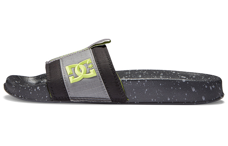 DC Shoes Slide 'Black Alphabet Strap' ADYL100074-BL4