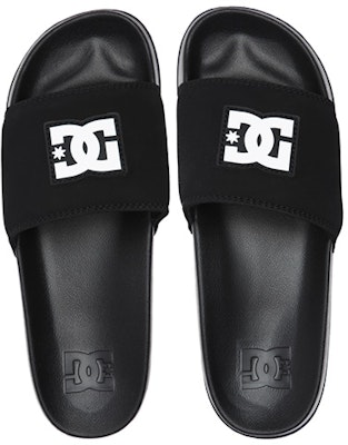 DC Shoes Slide 'Solid Black Logo' ADYL100043 Shop DC Shoes Slide 'Solid Black Logo' ADYL100043