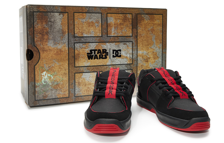 Details for DC Shoes Star Wars x Low ''Zwart Rood'' ADYS100726-XKKR