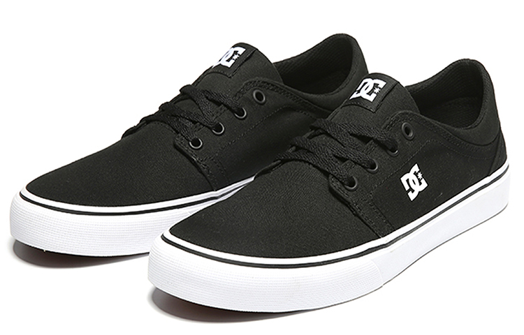 Order DC Trase TX 黒キャンバス (DCシューズ) ADYS300126-BKW